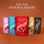 Lindt Lindor Blood Orange Milk Chocolate Truffles Box - Approx 16 balls, 200g - Chocolate Truffles with a Smooth Melting Filling - Gift Present - Easter, Birthday, Congratulations